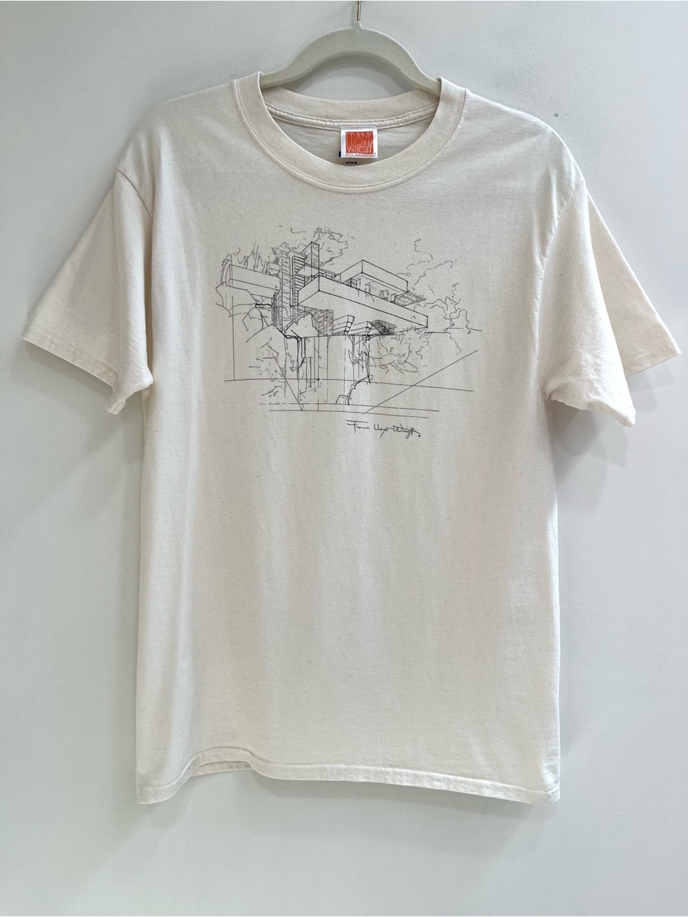 Vintage Frank Lloyd Wright Foundation Architecture Collectors T-Shirt Medium